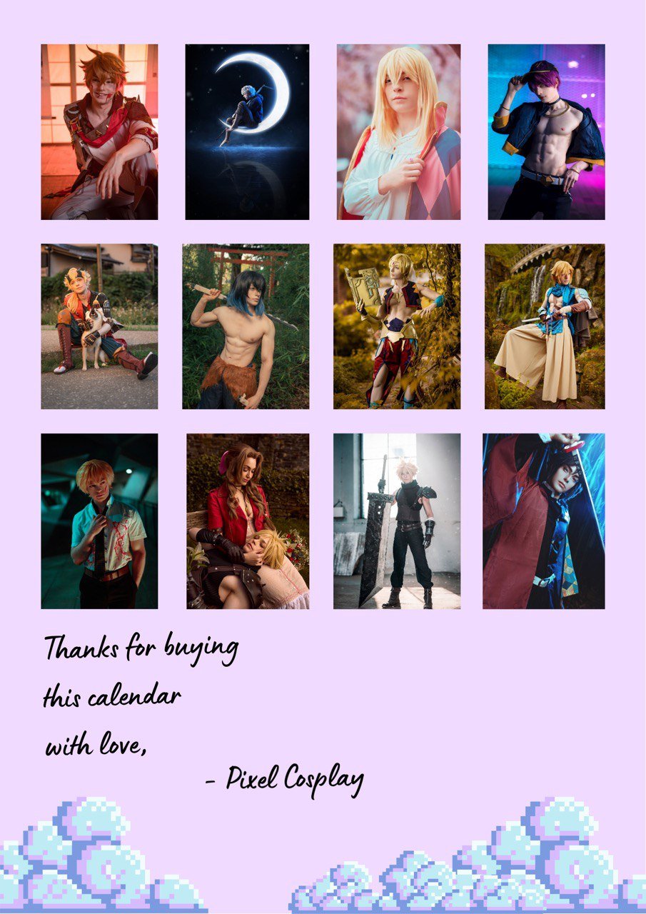Cosplay Calender 2026 (Pixelendar) - Image 2